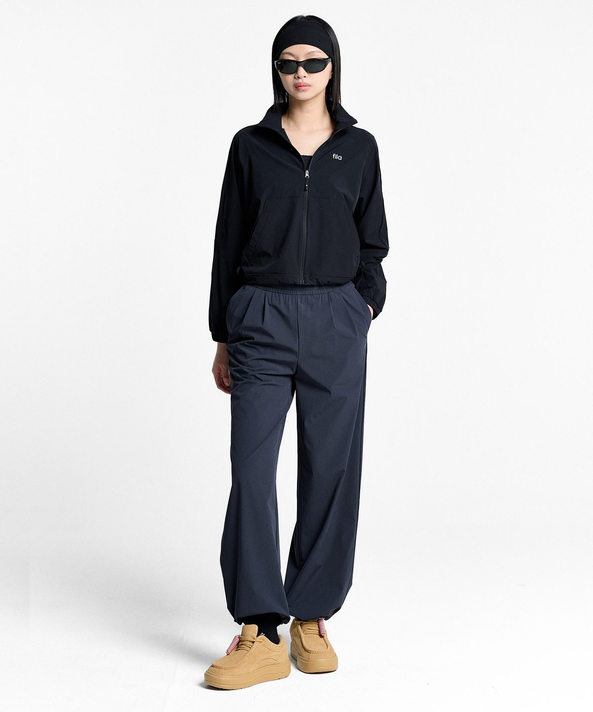 휠라(FILA) 우븐 스트레치 트레이닝 바람막이(FS262JK02F004001)