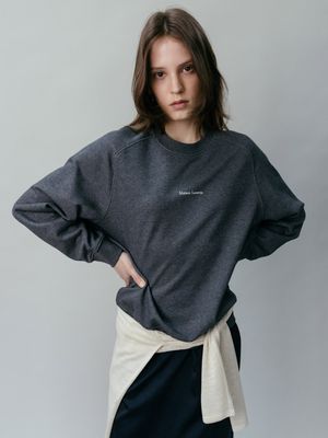 Basic Lettering Sweatshirt SW6SE642_2color