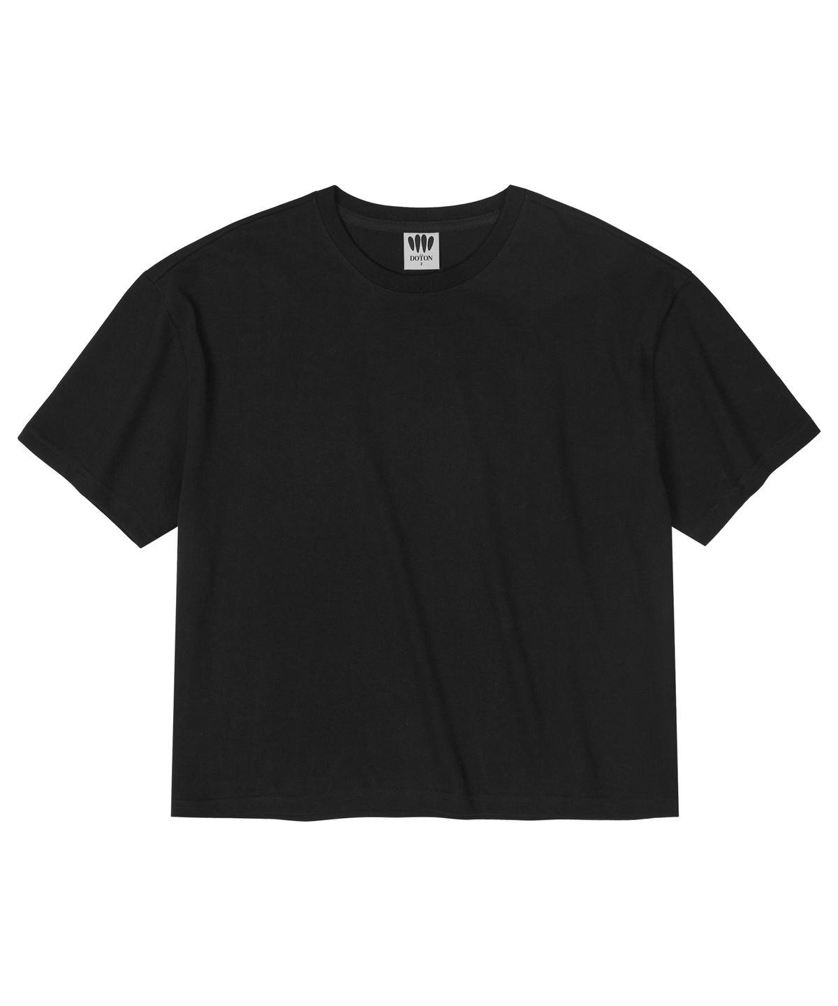 도톤(DOTON) CORE CROP T-SHIRTS (Black)