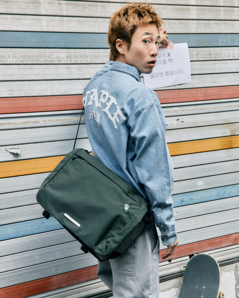 [야마 PICK] X STAPLE 코듀라 클립 메신저백