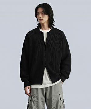 노엘 2WAY 오버핏 니트 집업 가디건 3 Color [ANBG_2002]