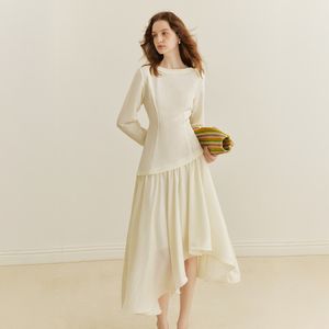 YY_Sleeve patchwork dress