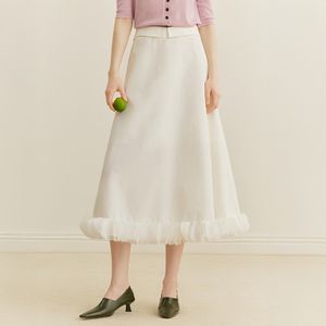 YY_Petal spliced skirt