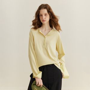 YY_Half-open collar top