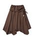 STAR 레이어드 스커트_브라운