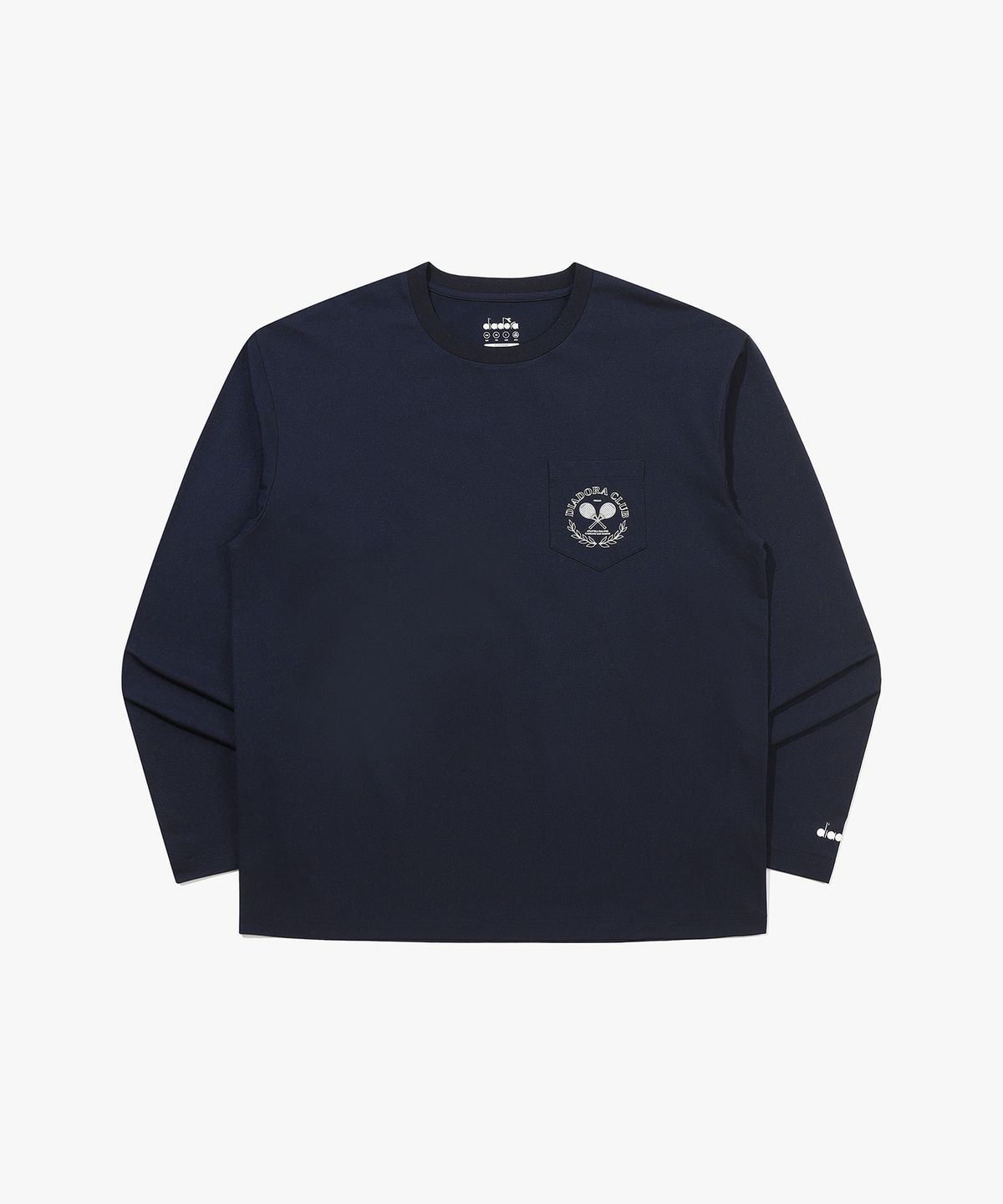 디아도라(diadora) 에어텍스 라켓 긴팔 티셔츠 NAVY