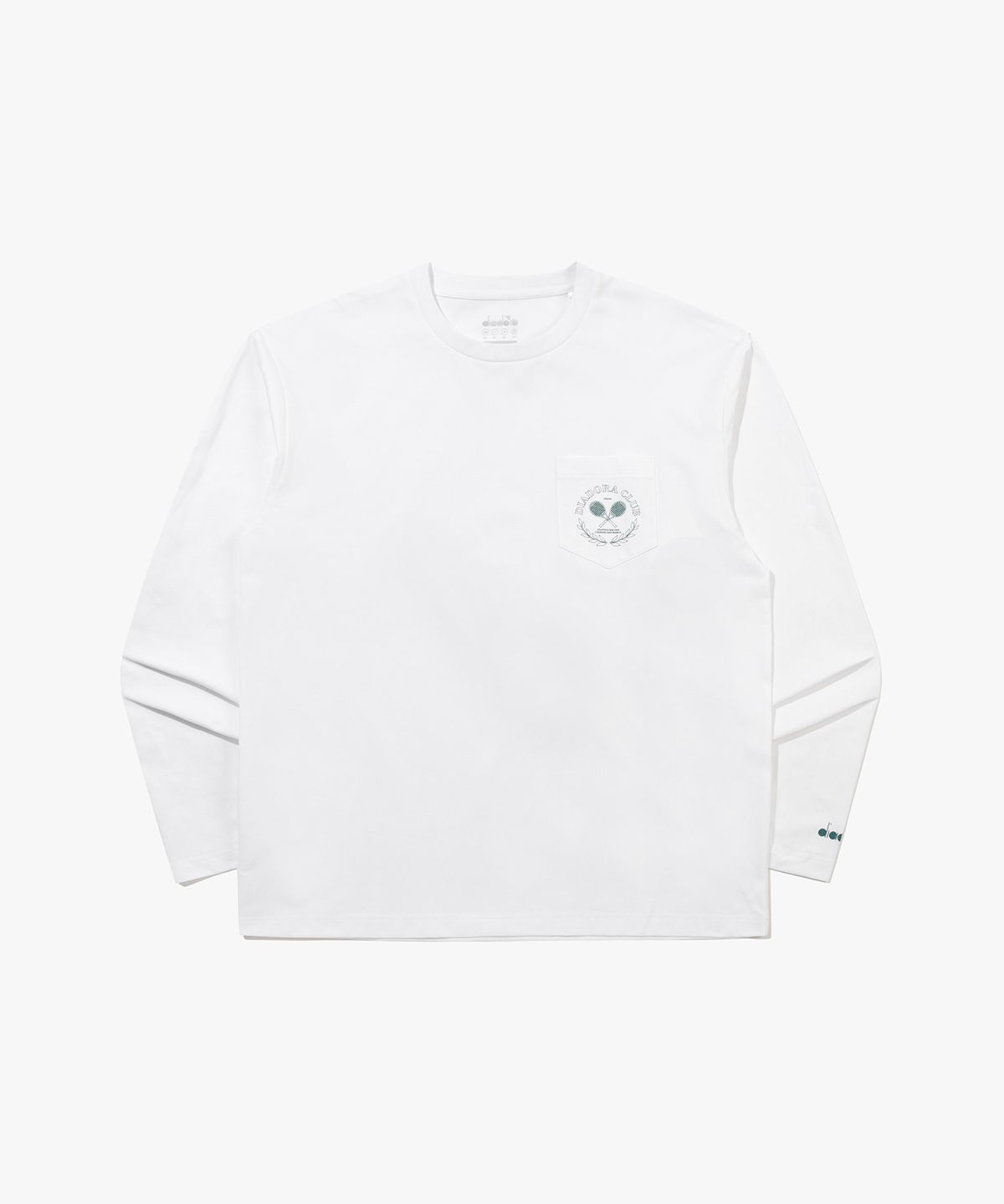 디아도라(diadora) 에어텍스 라켓 긴팔 티셔츠 OFF WHITE