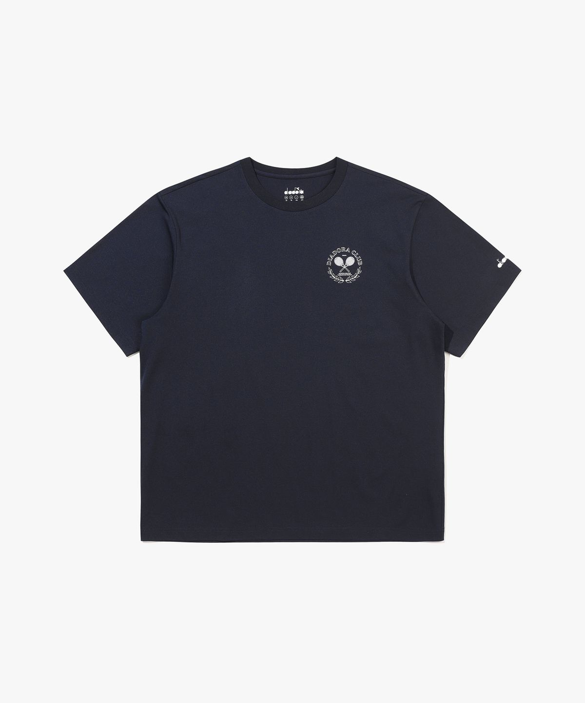 디아도라(diadora) 에어텍스 라켓 반팔 티셔츠 NAVY