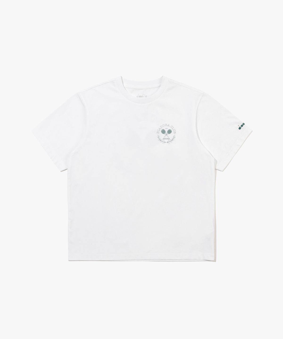 디아도라(diadora) 에어텍스 라켓 반팔 티셔츠 OFF WHITE