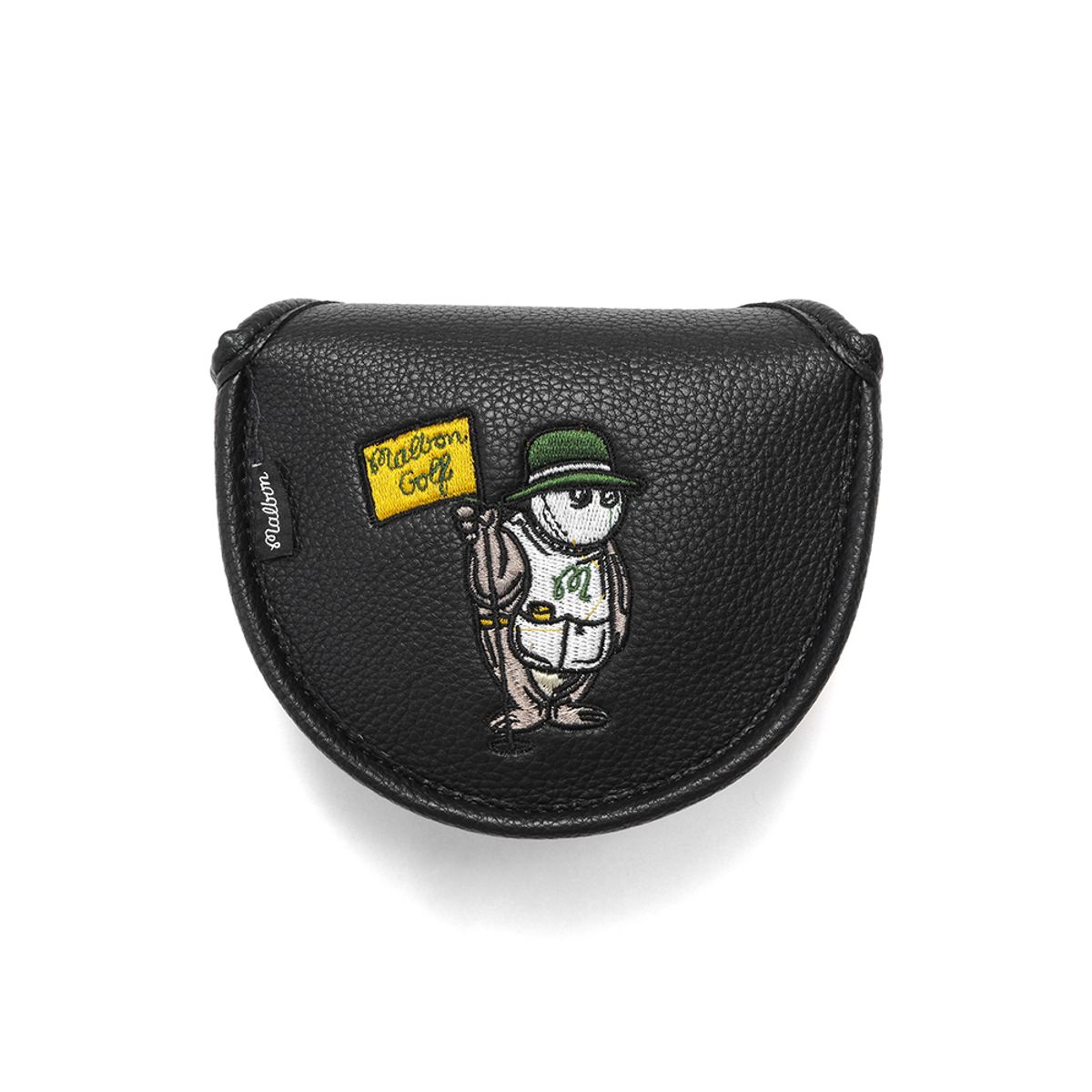 말본 골프(MALBON GOLF) [Caddybear Collection] 캐디베어 맬릿 커버 BLACK