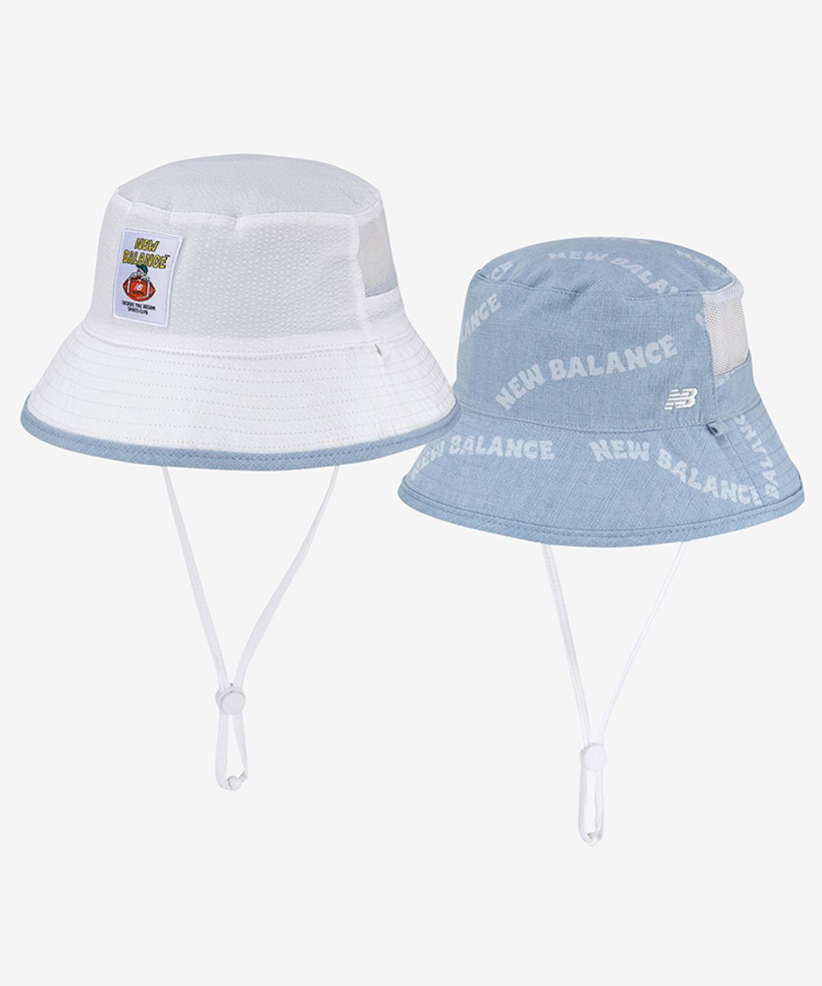뉴발란스 키즈(NEWBALANCEKIDS) 리버서블 아동 패턴 버킷햇 NK8BGS422U55