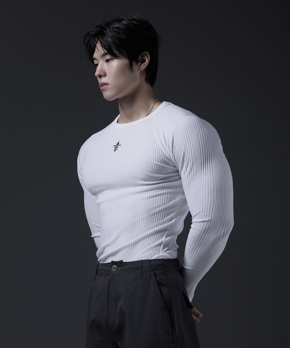 카미드(CARMID) 노블 래글런 롱슬리브 긴팔 티셔츠 [화이트]