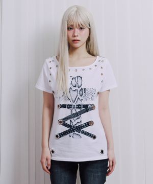 White Eyelet t-shirts