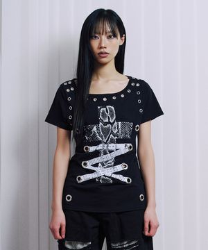 Black Eyelet t-shirts