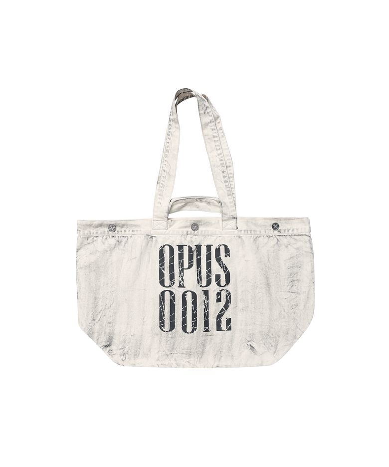 Op. 10 OPUS DISTRESSED TOTE BAG DIRTY WHITE
