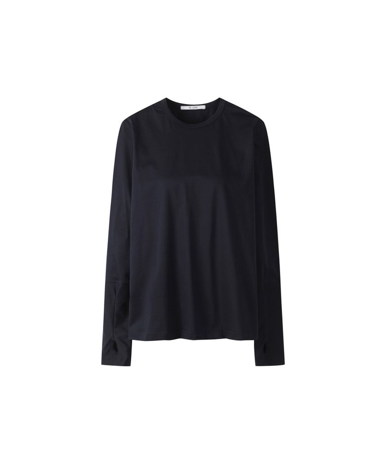 Back Garment Patch Long Top RQTAS26517NYX