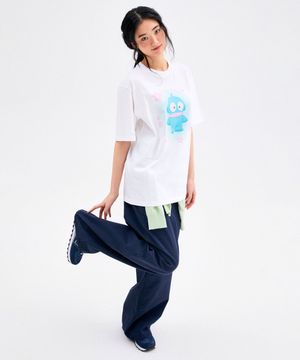 [산리오캐릭터즈] 반팔 티셔츠(WHITE)_SPRLG25U05