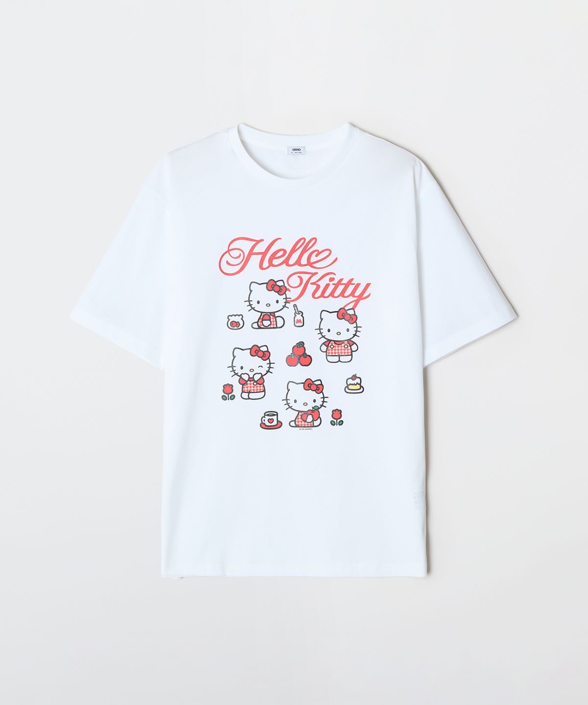 스파오(SPAO) [산리오캐릭터즈] 반팔 티셔츠(RED)_SPRLG25U05
