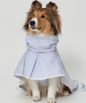 중형견 대형견 강아지 아웃도어 레인코트 스카이