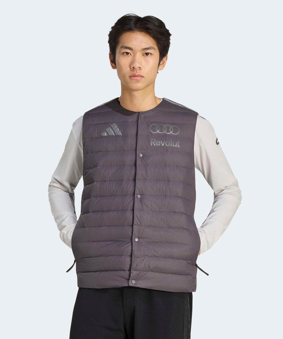 아디다스(ADIDAS) 아우디 F1 팀 엔지니어 패디드 베스트 - 그레이 / KF6031