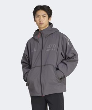 아우디 F1 팀 엔지니어 및 마케팅 레인 재킷 남성용 - 그레이 / KE9093