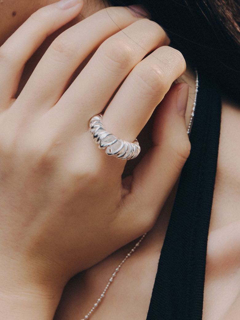 (silver 925) Coil ring