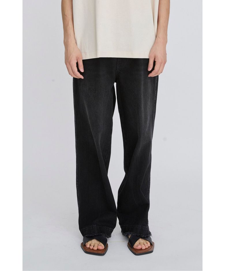 Raw-Edged Denim Pants RKPAM26647BKX