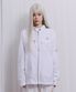 White Biker windbreaker jacket -M-
