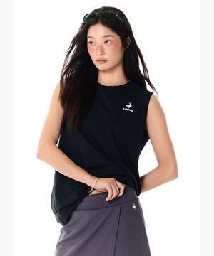 유니 르프레쉬 2pack 슬리브리스 - 블랙+화이트 QR213JSL41