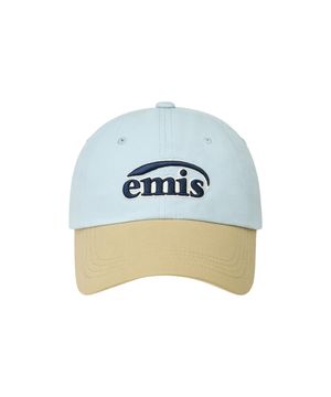 DUO LOGO TWO TONE BALL CAP-PASTEL BLUE