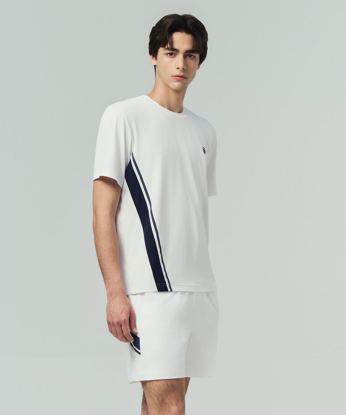 세르지오 타키니(SERGIO TACCHINI) M 리네아 반팔 티셔츠 (White)
