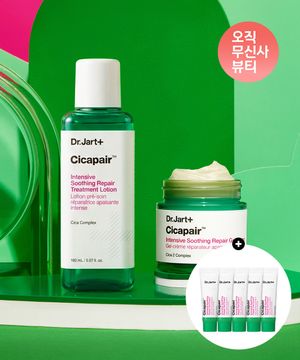 시카페어 세트(젤크림+트리트먼트로션) + 시카페어 인텐시브 리페어 젤 크림 7ml 5개