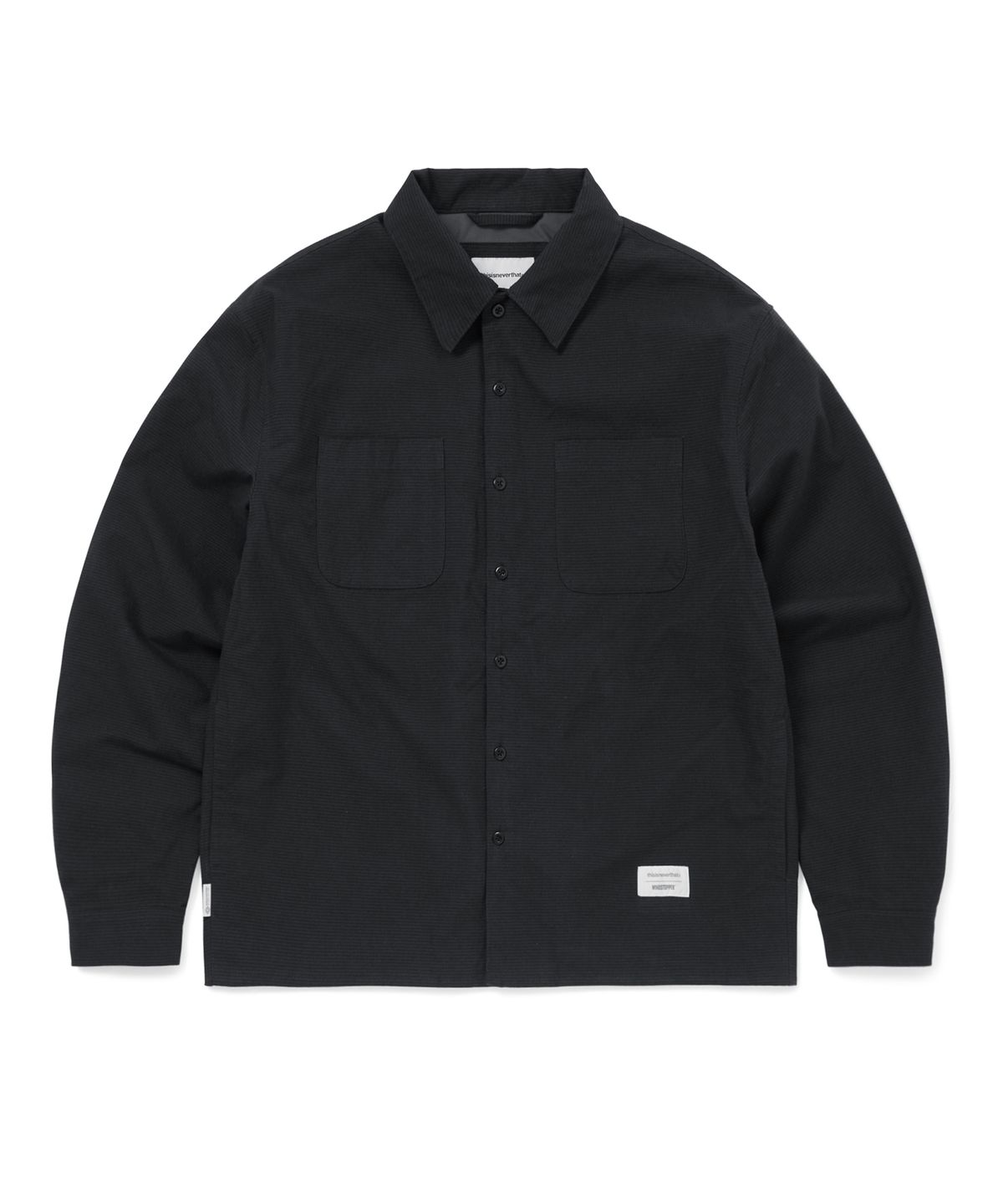 디스이즈네버댓(THISISNEVERTHAT) GORE-TEX WINDSTOPPER Check Shirt Dark Navy