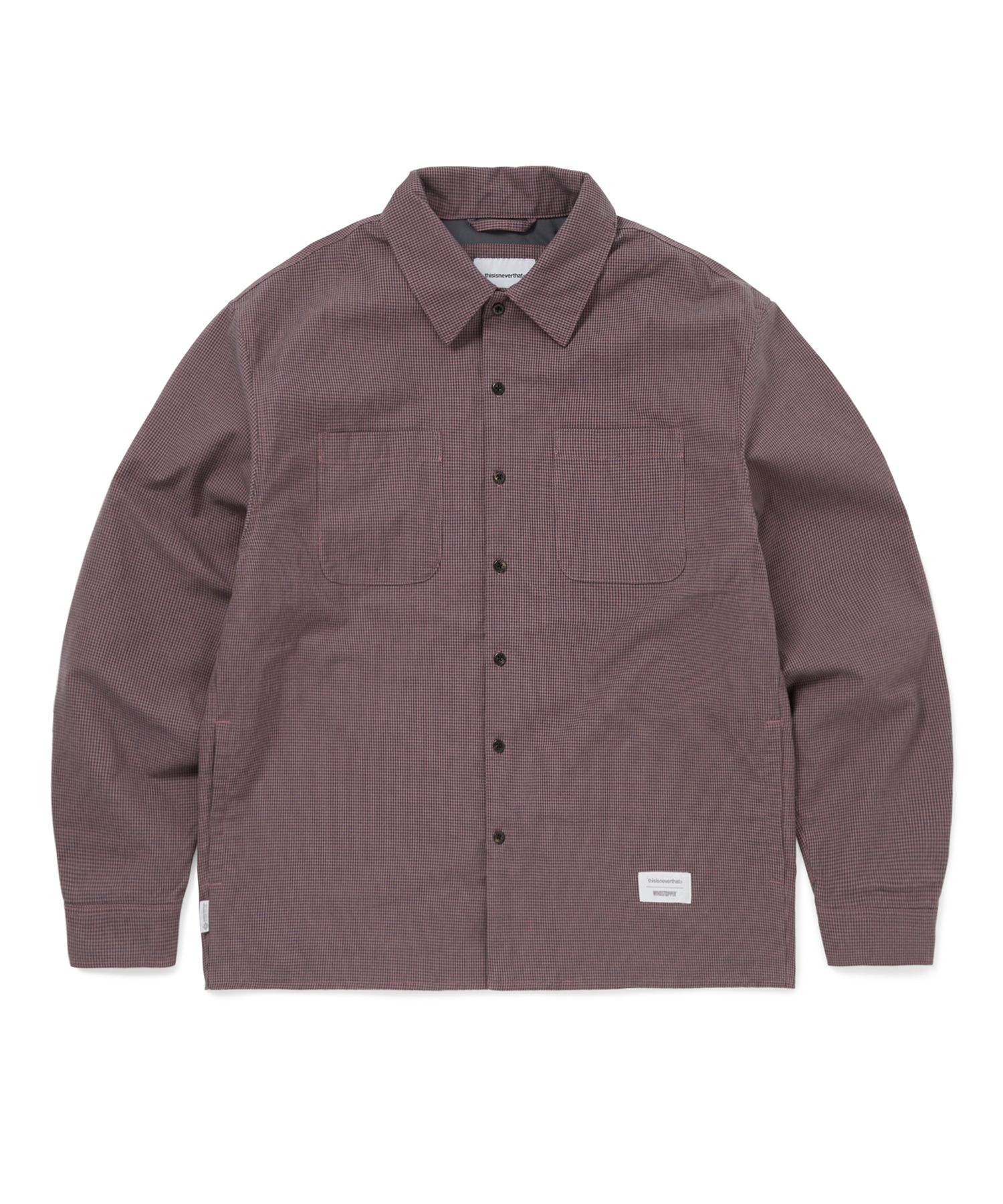디스이즈네버댓(THISISNEVERTHAT) GORE-TEX WINDSTOPPER Check Shirt
