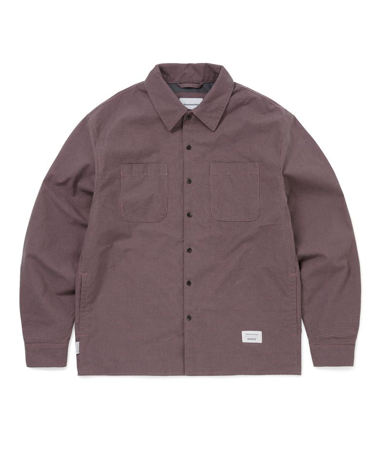 GORE-TEX WINDSTOPPER Check Shirt Plum