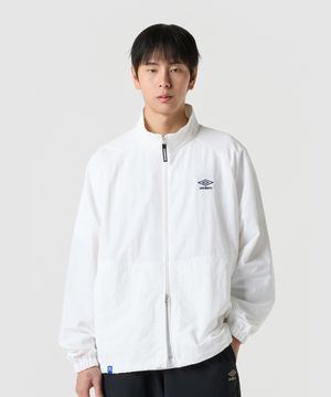 클래식 스탠넥 웜업 바람막이 자켓 아이보리 UR121CJK31