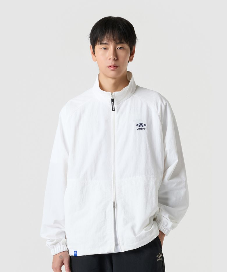 클래식 스탠넥 웜업 바람막이 자켓 아이보리 UR121CJK31
