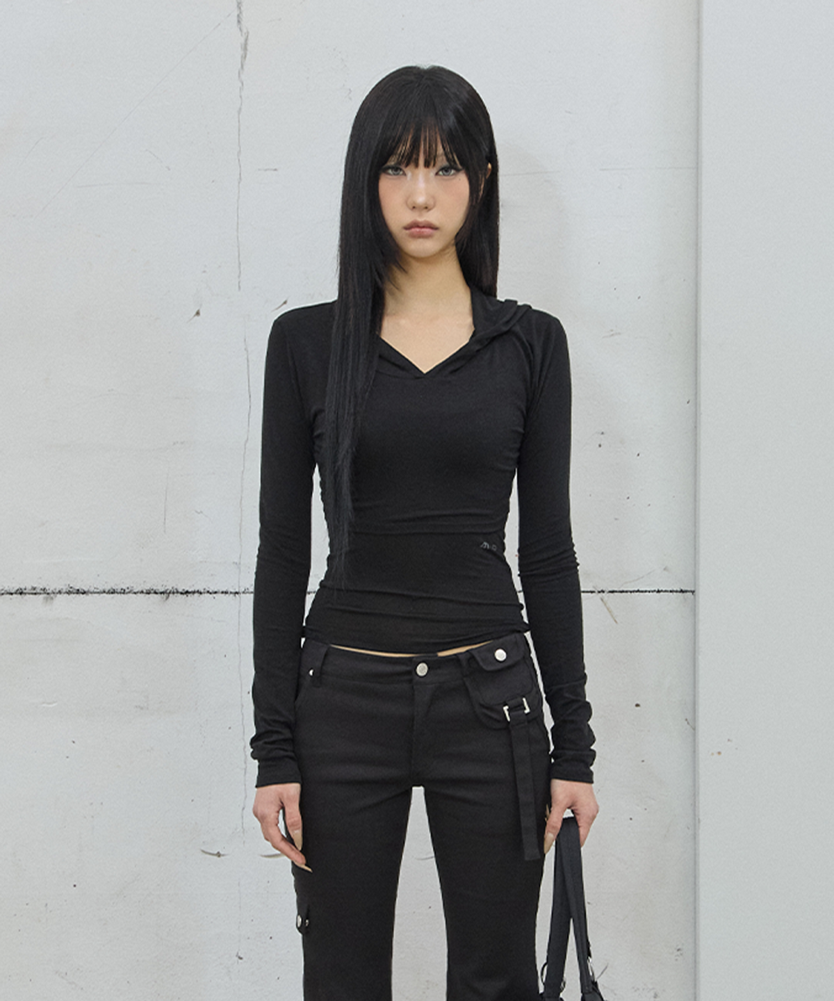 사일프레이(41PRAY) Layered Bolero  Long Sleeve / Black