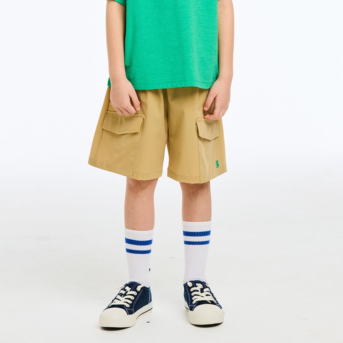 베네통키즈(BENETTONKIDS) [Online Exclusive] 5부 화섬 팬츠_QAPT09631BE