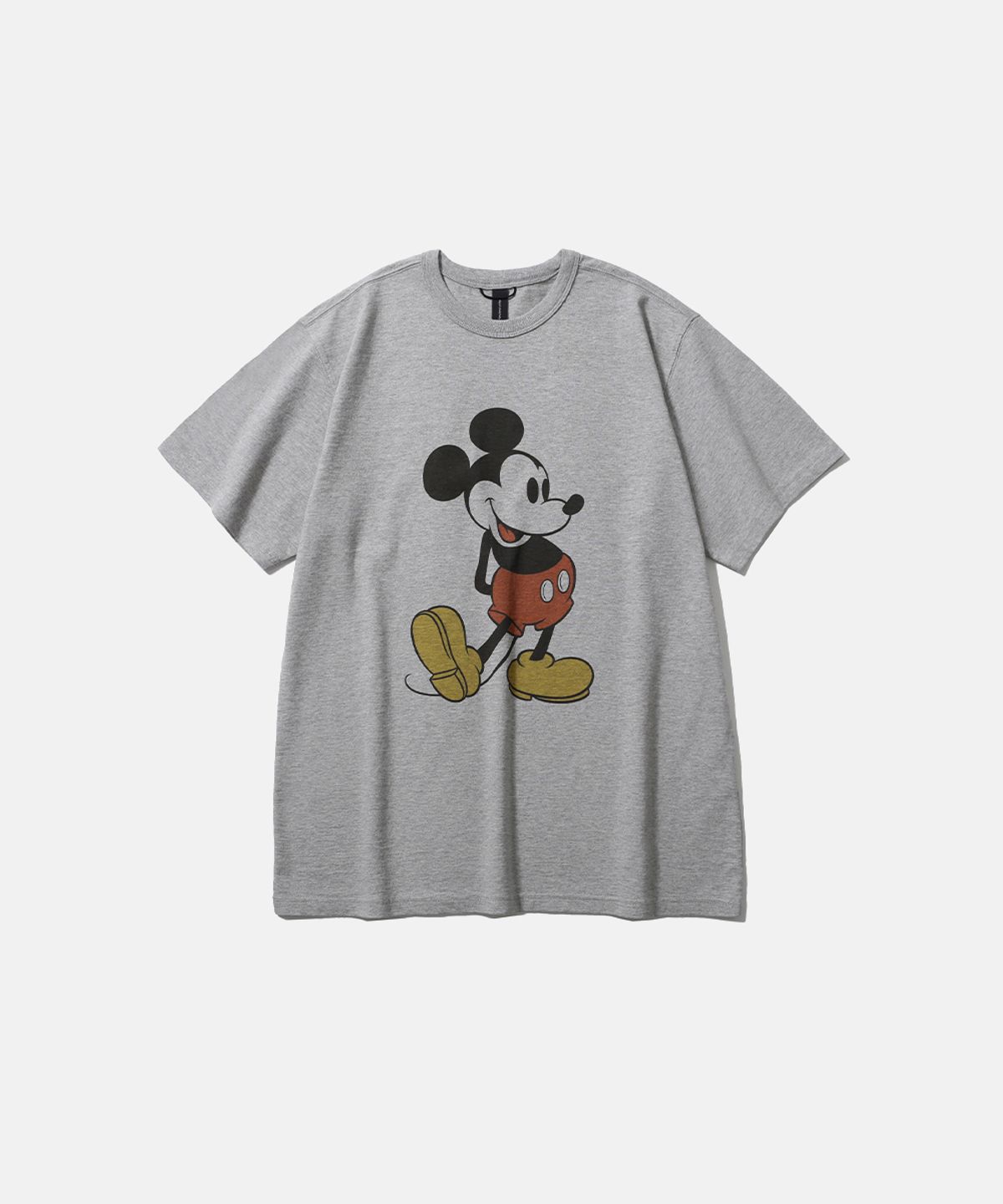 모이프(MOIF) [SS26] CLASSIC MICKEY H/S TEE (W) / HEATHER GRAY