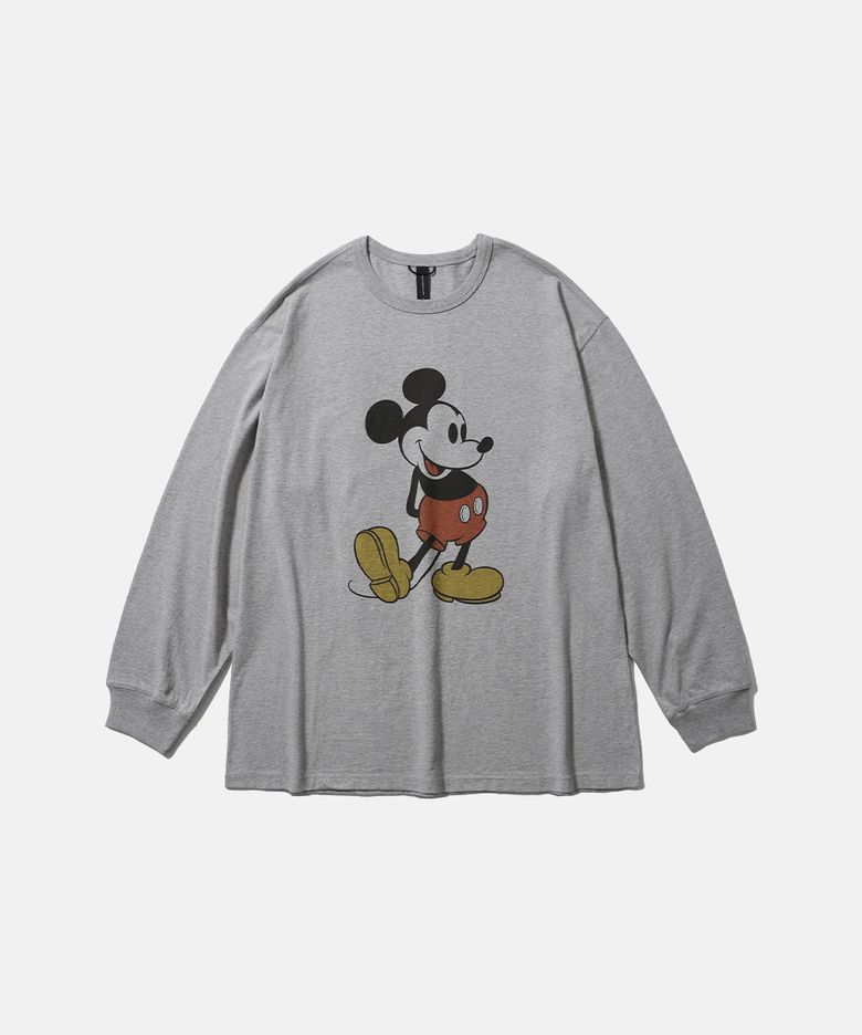 [SS26] CLASSIC MICKEY L/S TEE (W) / HEATHER GRAY