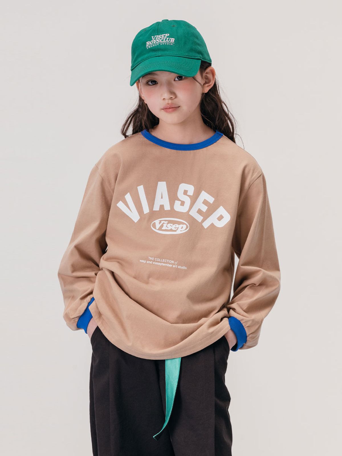 비아셉템버(VIASEPTEMBER) 컴피 언발 티셔츠 베이지