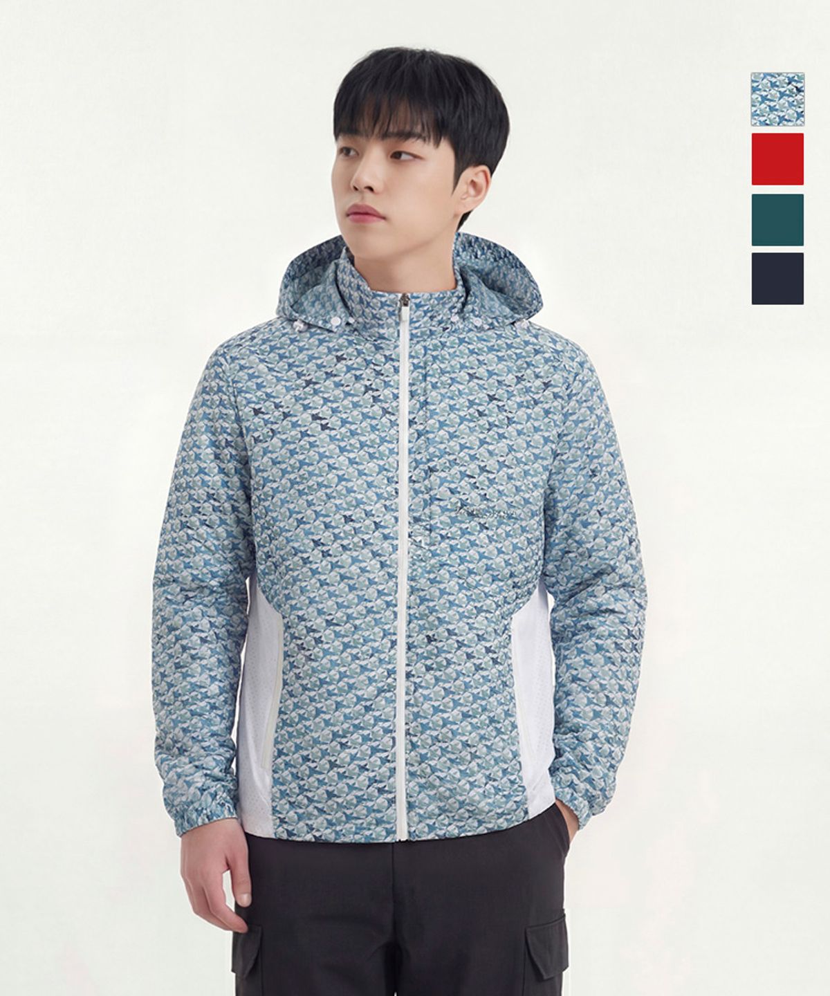 웨스트우드(WESTWOOD) 남성 베이직 타공 바람막이_WO1MTJW221