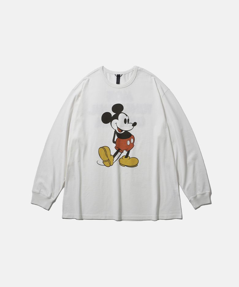 [SS26] CLASSIC MICKEY L/S TEE (W) / OFF WHITE