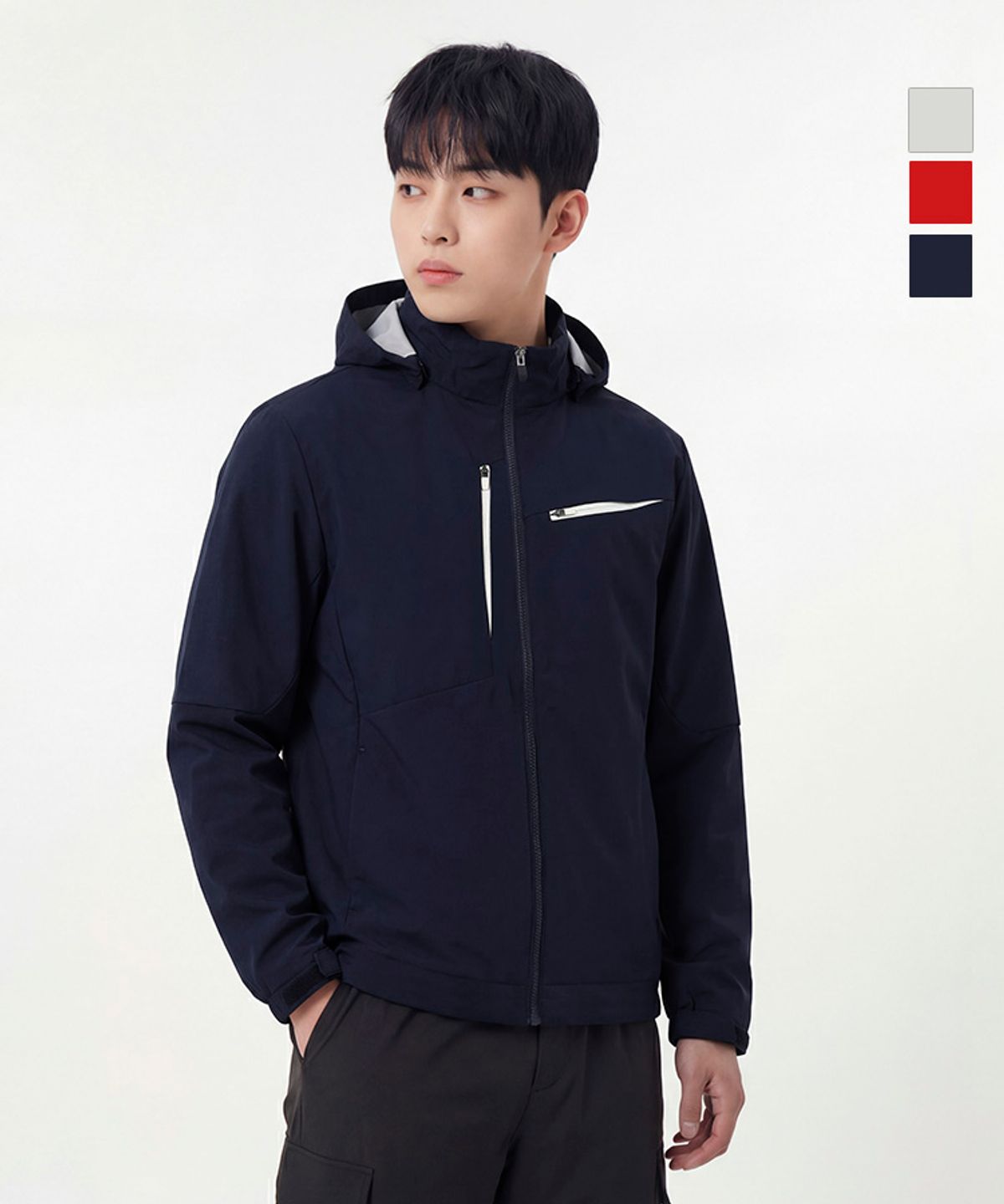 웨스트우드(WESTWOOD) 남성 솔리드 3L 바람막이_WO1MTJW205