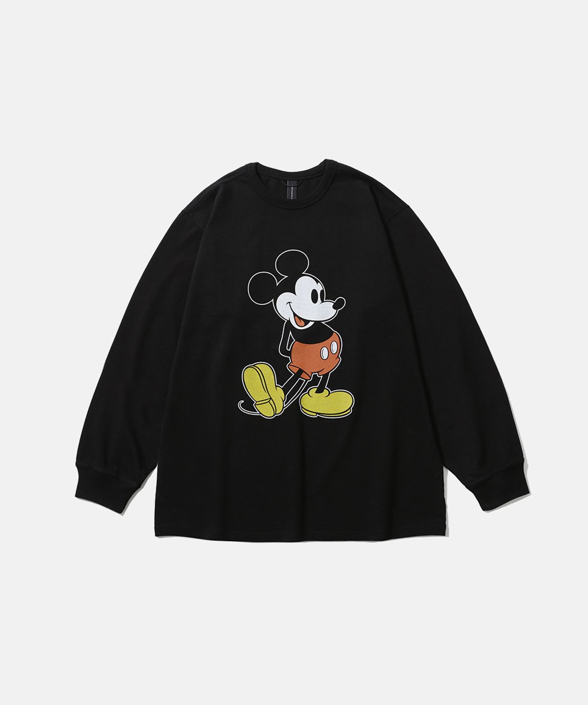 모이프(MOIF) [SS26] CLASSIC MICKEY L/S TEE (W) / BLACK