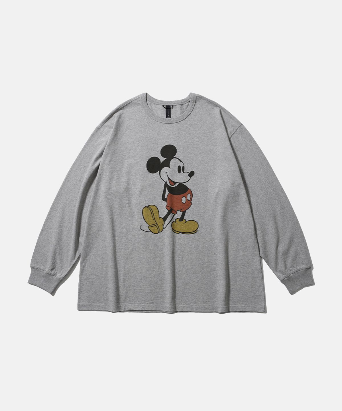 모이프(MOIF) [SS26] CLASSIC MICKEY L/S TEE (M) / HEATHER GRAY