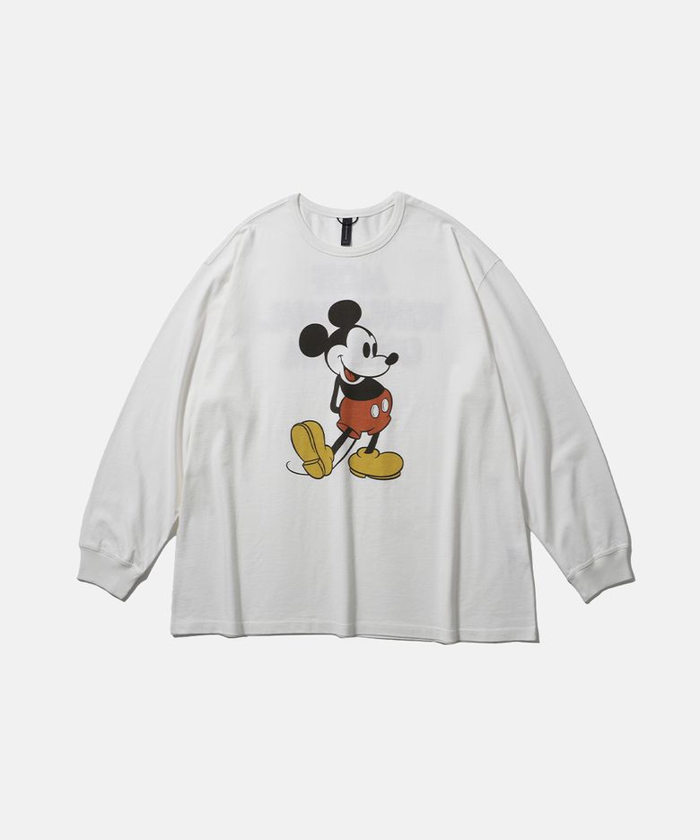 [SS26] CLASSIC MICKEY L/S TEE (M) / OFF WHITE