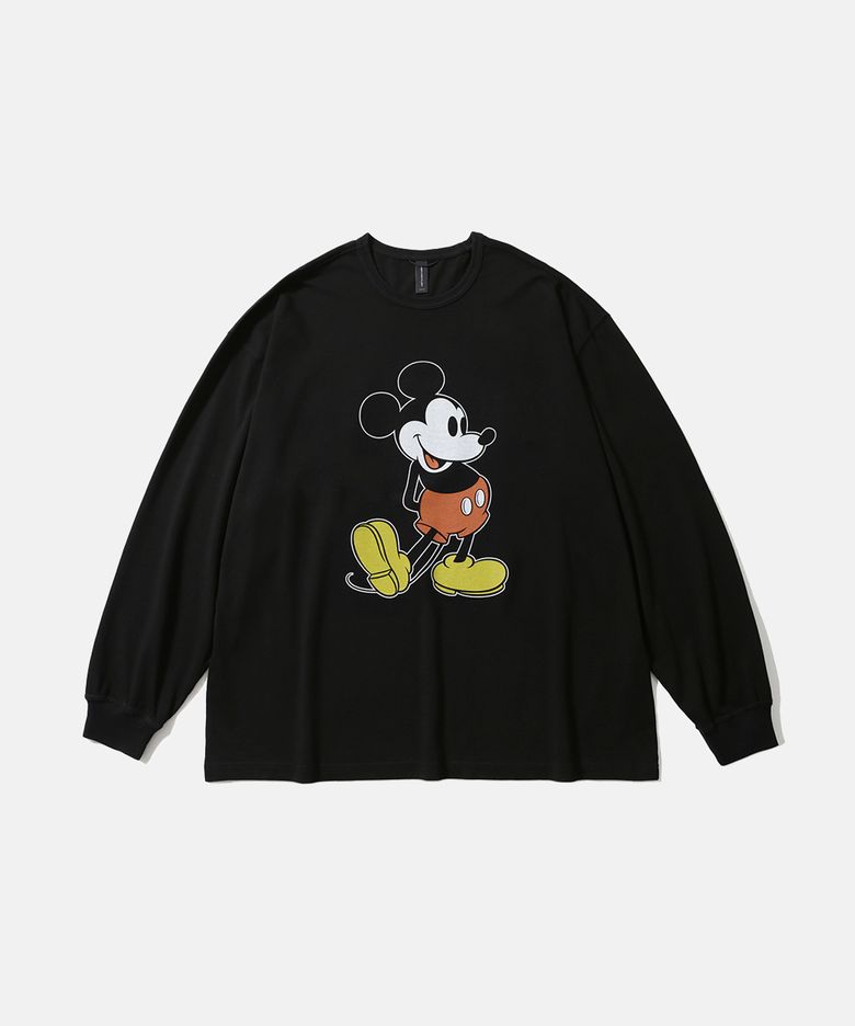 [SS26] CLASSIC MICKEY L/S TEE (Ｍ) / BLACK