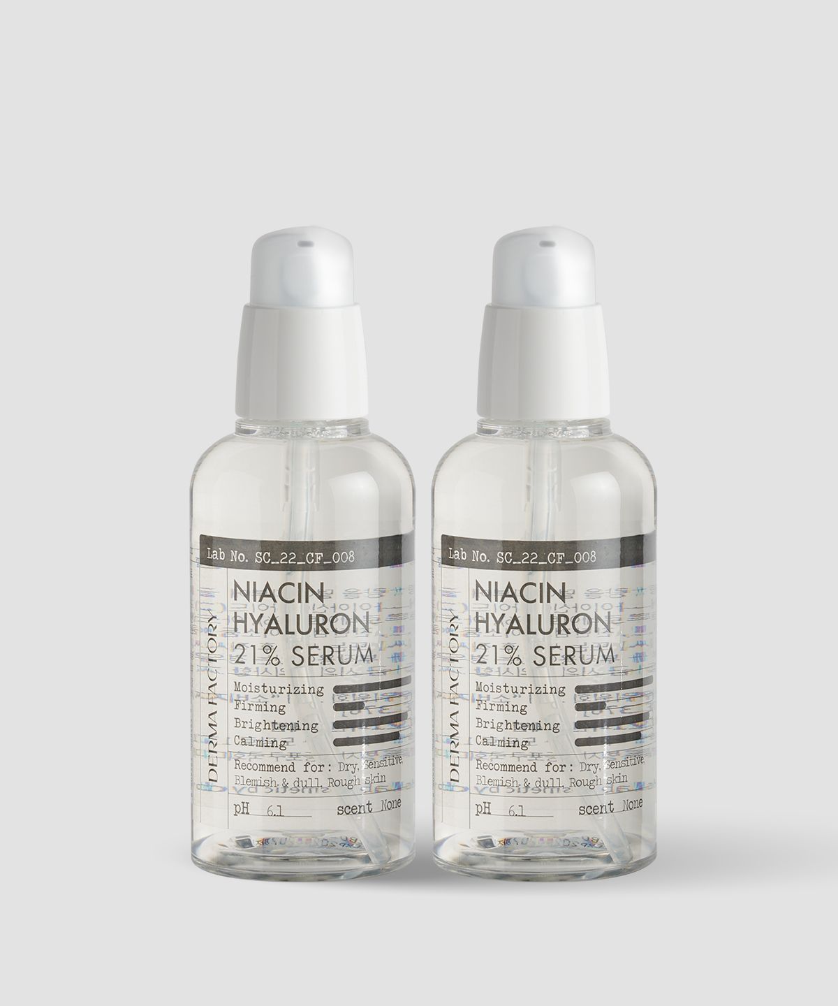 더마팩토리(DERMAFACTORY) 더마팩토리 나이아신 히알루론 21%세럼 80ml 2개